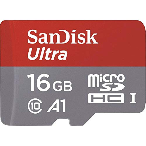 Image of [Older Version] SanDisk 16GB Ultra microSDHC UHS-I Memory Card with Adapter - 98MB /s, C10, U1, Full HD, A1, Micro SD Card - SDSQUAR-016G-GN6MA