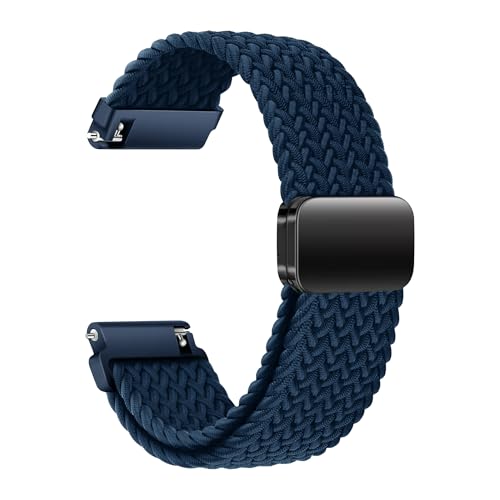 Image of ACM Watch Strap Woven Braided Magnetic 22mm compatible with Fastrack Xtreme Pro Smartwatch Adjustable Belt Band