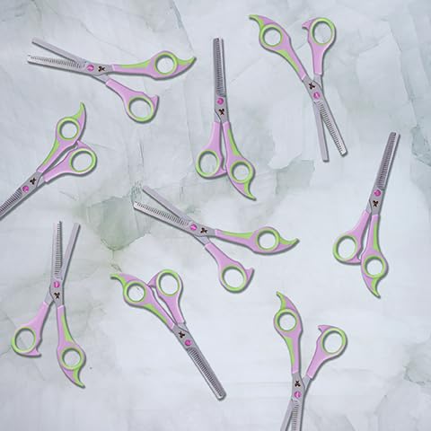 Miniatura 5 de Cricket Style Xpress Know It All 30T Tijeras de corte de cabello con dientes afilados, duraderos, micro dentados, lavanda