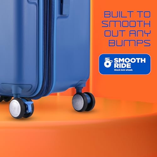 Image of American Tourister Purimax Suitcase with TSA Lock & 8 Wheels Hard Polycarbonate /Trolley Bag for Holiday /Travel Bag for Holiday /Travel Bag with Double Spinner Wheels for Unisex