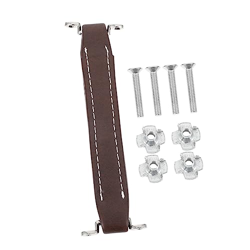 SOESFOUFU Sturdy Material Cabinet Carry Handle Speaker Delicate Subwoofer Audio Handle in Coffee