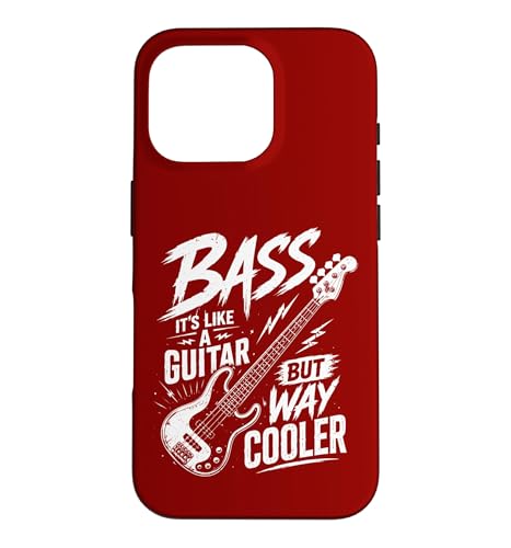 Bass It's Like Guitar But Way Cooler - �x�[�V�X�g�x�[�X�M�^�[ �X�}�z�P�[�X iPhone 16 Pro �p