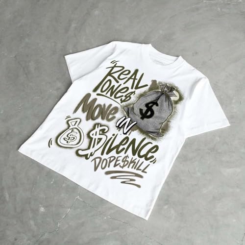 Image of DopeSkill Graphic Tee Streetwear Hip Hop Hypebeast Unisex T-Shirt Sneaker Colour Matching Shirts Inspired Motivation Quotes