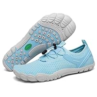 SAGUARO Barfuß Badeschuhe Unisex Wasserschuhe Schnell Trocknend Dicke Sohle rutschfest Aqua Schwimm Surf Strand Fitness Schuhe GR.36