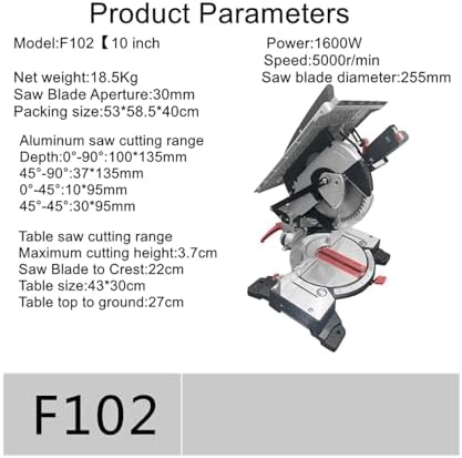 10" Miniature Table Saws - High-Precision Cutting Machine for Metal & Wood, Versatile Dual-Purpose DIY Tool for Crafts and Projects, Ideal for Hobbyists