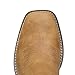 IUV Cowboy Boots For Men Square Toe Ankle Boots Western Chelsea Boot Casual Dress Slip On Men Shoes