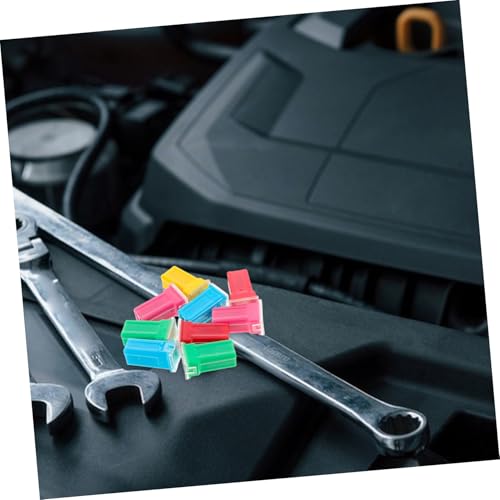 10 piezas bloque de fusibles para automóvil compacto reemplazo de fusibles automotrices con diversas amperajes para sistemas eléctricos de vehículos instalación fácil para autos y RVs miniatura 4