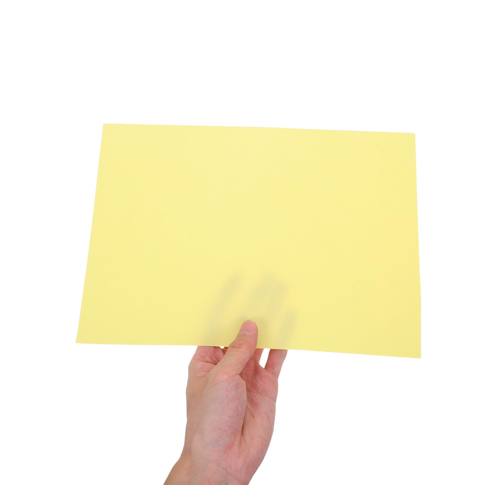 200 pezzi Carta Copiativa Gialla Multiuso per Stampa e Scrittura Carta Colorata Liscia per Inviti Artigianato e Uso Ufficio