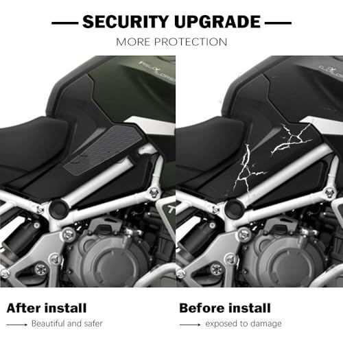 Protège-réservoirs moto pour éviter les rayures de veste sur Tiger - 4