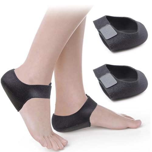 2 Paio di Protezione per Sperone Calcaneare, SPOKKI Solette per Tallone Ortopedico in Silicone per Scarpe, Salva Talloniera, Solette Gel Sperone Calcaneare, Tallonite (S)