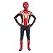 Déguisement Spiderman No Way Home - Rouge - 11-12 ans - Pour enfants et adultes - Pour Halloween, carnaval - Collants - Onesie - Couleur : A - Taille : 140-150 cm