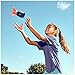 Aerobie Super Sonic Fin Catch Football, Outdoor-Spielzeug aus weichem Material, für Kinder und Erwachsene ab 8 Jahren, Blau/Orange