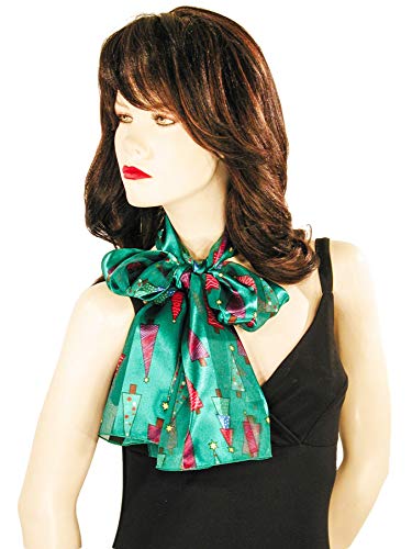 Colorful Christmas Tree Holiday Scarves with Gift Box Option2
