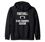 Football Is My Favorite Season Profession College Sports Fan Kapuzenjacke