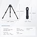 Mechrig Carbon Fiber Tripod with 3-Stage Angle Adjustment, Retractable Lightweight Handheld Stand for DSLR Mirrorless Camera Vlogging – 1/4” Screw & Snow-Ready Spiked Feet-62027