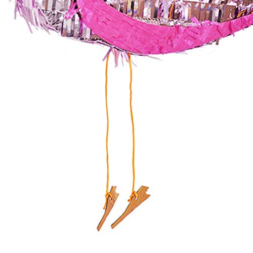 STOBOK 1Pc Pinata Flamingo Party Aluminiumfolie Carnaval Kleurrijke Game Props Snoep Festival Speelgoed Carnaval… - Image 5