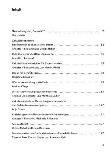 Zirkulär! Fundamente Und Postulate Einer Kreislaufbasierten Bauwirtschaft architecture durable