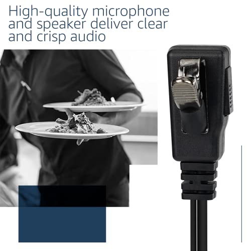 Retevis In Ear Two Way Radio Headset with Mic Compatible with Motorola CP040 CP140 GP300 GP2000 MAG ONE A8 HYT TC500 etc Two Way Radios Security Walkie Talkie Headphones 2 Pin(2 Pcs) - Image 2