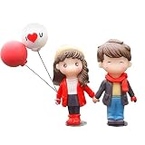 ZXCVWWE Parejas de anime para adorno de coche, modelo lindo beso globo figura decoración interior coche figura tablero accesorios X6N8