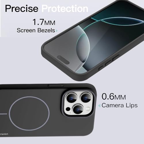 Image of KARWAN️Magnetic Ultra Slim-Fit Back Case Cover for iPhone 14 Pro Max |Hard PC Case Cover| Ultra-Thin & Light Weight with [Ultra Premium Feel] Case for iPhone 14 Pro Max(6.7 inch)(Black)