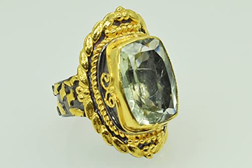 Bague améthyste verte naturelle, un symbole de sérénité à offrir
