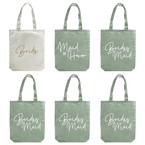 LADY & HOME 6pcs Bolsa Tote para Fiesta de Despedida miniatura 1