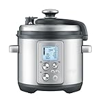 Sage - The Fast Slow Pro - Pressure Cooker, Slow Cooker, Steamer - 11 Settings, 6L Capacity, 1100 Watts - Hands Free Automatic Steam Release - Brushed Stainless Steel
