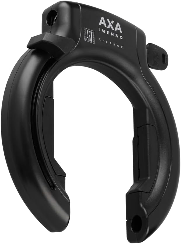 AXA Imenso X Large Frame Lock - Key is Non-Removable - Wide Opening 70mm - Security Level 12 - Can be Combined with Chain
