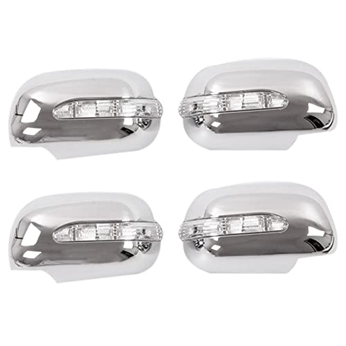 Rétroviseur de porte argent chrome LED 2005-2011 protection