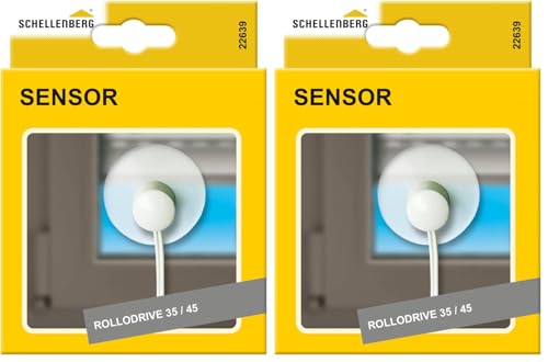 Schellenberg 22639 Sonnensensor für RolloDrive 35 und 45 (Packung mit 2)