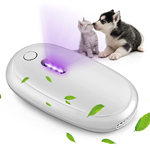 Desodorante de arena para perros y gatos Mxmoonant, máquina eliminadora de olores inteligente para mascotas, eliminador de olores recargable, detector de tiña fúngica, esteriliza y elimina ácaros Cover