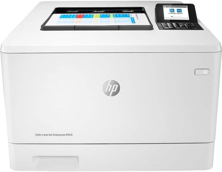 HP Laserjet Enterprise M455dn Desktop Laser Printer - Color 12" x 16.3" x 18.6"