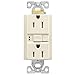 Cooper Wiring TRAFGF15LA-K-L Duplex Receptacle Wall Plate, Plain