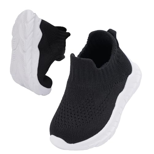 Baby Shoes and Socks - Soft Soled Breathable Non-Slip Shoes - Baby Boys and Girls' Cross-Legged Trainers (802??, Toddler, 4, Numeric, US Footwear Size System, Medium)