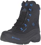 Columbia Youth Bugaboot III Boys Snow Boot (Little Kid/Big Kid), Black/Super Blue, 1 M US Little Kid