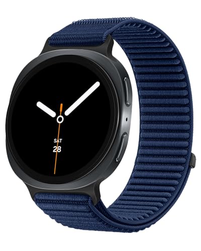 Nylon Loop Sport Band Compatible with Samsung Galaxy Watch 8 40mm/44mm, 2025 Soft Adjustable...