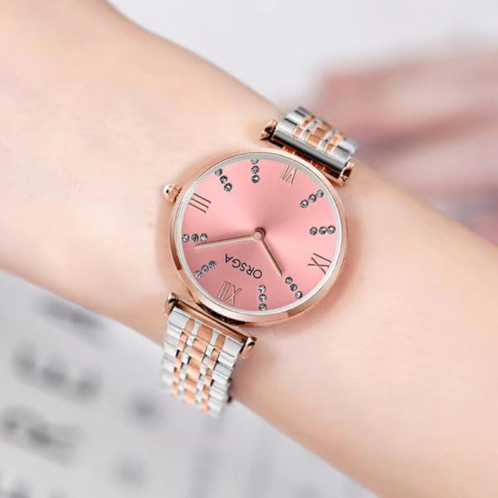 Women's Bliss White Dial Stylish Analog Wrist Watch