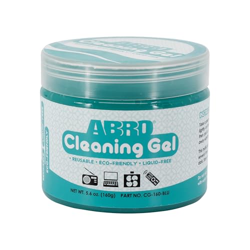 ABRO Car Cleaning Putty | Reusable Slime Removes Dust, Dirt, Crumbs | Multipurpose Vent, Cupholder, Keyboard Cleaner Gel