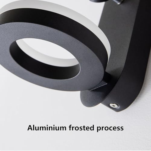 Apliques de pared interior LED moderno con doble interruptor y foco giratorio aluminio blanco 5