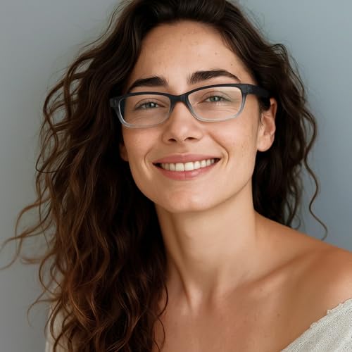 Image of Gaoye Reading Glasses for Women, 6 pack Fashion Readers for Women Men Spring Hinge Eye Glasses, Blue Light Reading Glasses