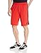 adidas Performance Men's Team Issue 3-Stripe Shorts, Medium, Scarlet/Scarlet/Colored Heather