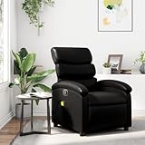 Massage ciblé 6 points Ce fauteuil inclinable offre un massage par vibrations avec 6 points précis, alimenté par USB 5V pour un confort relaxant, idéal pour salon ou chambre, supportant jusqu'à 110 kg avec télécommande incluse.