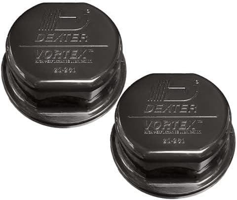 Part Synergy Trailer Wheel Bearing Dust Cap Fits Hubs and Rotors Set of 2