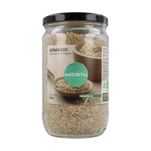 Gomasio bio 225 g Naturitas Essentials | Efecto antioxidante | Mantenimiento de los huesos | Mantenimiento del sistema nervioso
