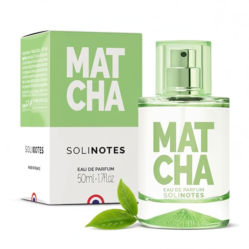 Image of Solinotes Matcha Eau de Parfum, Vanilla & Almond, Long-Lasting, 1.7 Fl Oz