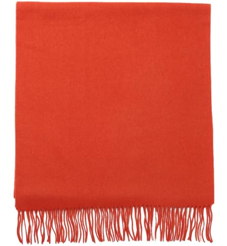 Écharpe orange en laine d'agneau Failsworth pour femme en taille unique