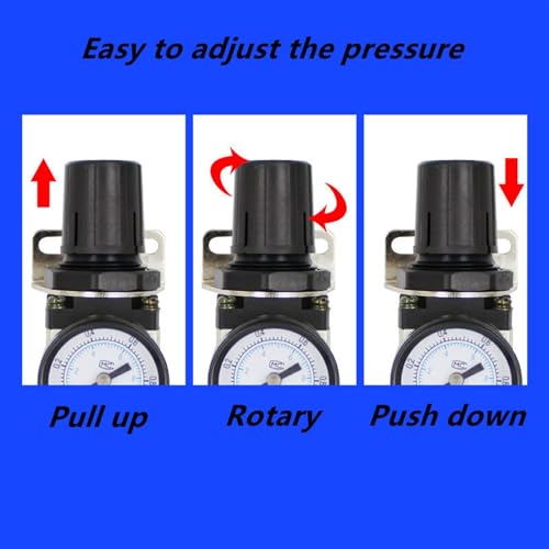 Régulateur de pression AW4000-04 avec double filtration huile et eau