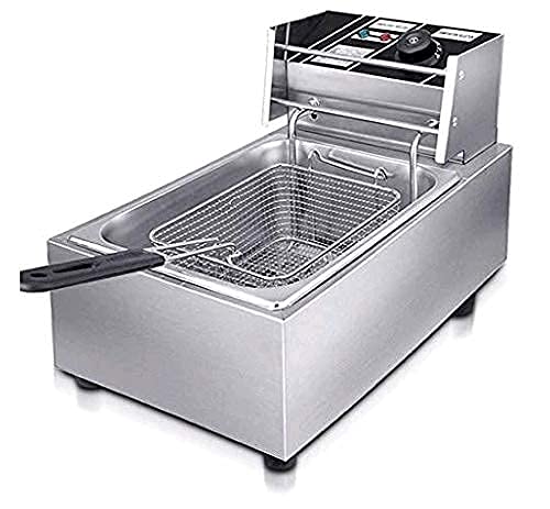 Kobbey Electric Deep Fryer Machine 6 Ltr Copper Heater with 5 Year Warranty