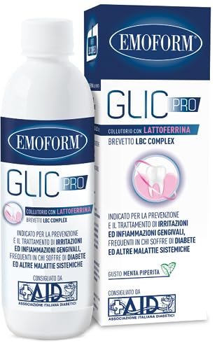 Emoform GLIC PRO COLLUTORIO Antiossidante con Lattoferrina 300 ML,Neutro