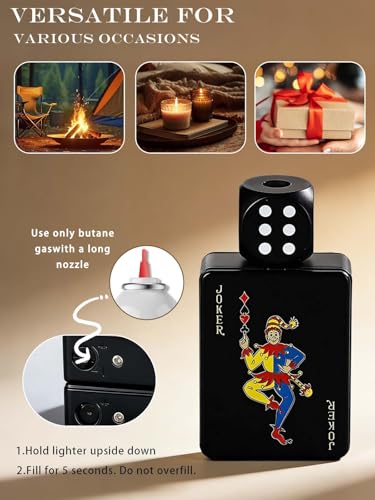 Encendedor Jet Torch Butano Diseño Rotatorio Negro miniatura 6